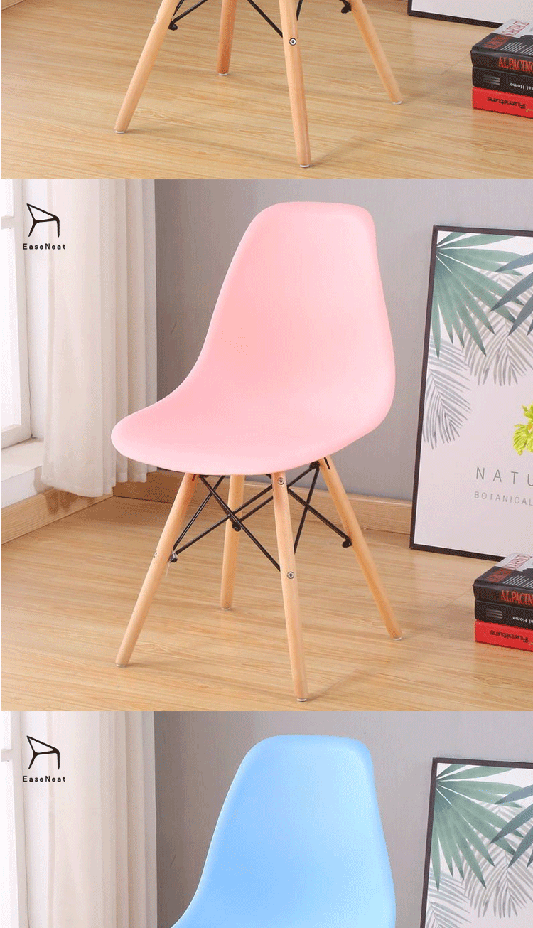 Chair Stool Plastic,Plastic Outside Chair,Plastic Chair Supplier,Modern Classic Plastic Dining Chairs with Wooden Legs Stackable Home Furniture for Dining Room for Mall Gym Low Price Supplier