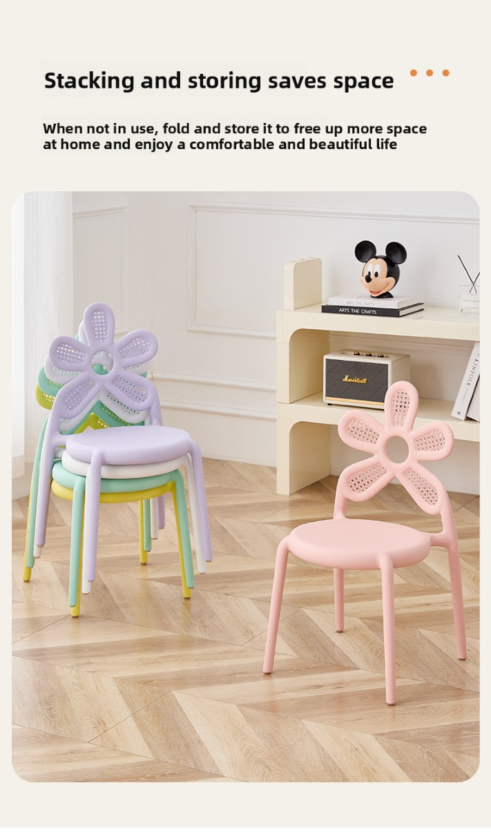 Plastic Chairs,Colorful Plastic Chairs,Children Plastic Chairs EaseNeat Sedie Da Pranzo Restaurant Chairs Modern Outdoor Plastic Children Dining Chairs