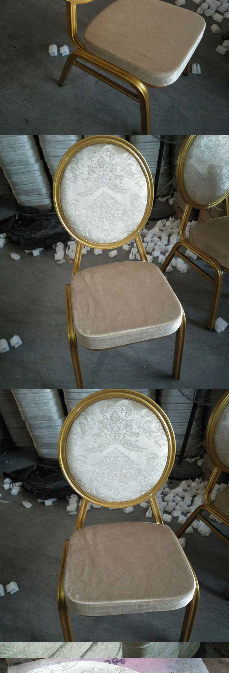 Hotel Chairs,Hotel Dining Chairs,Hotel Banquet Chairs Supplier Moroccan Round Back Hotel Chair With Iron Art Pattern and Velvet Upholstery for Wedding Hall