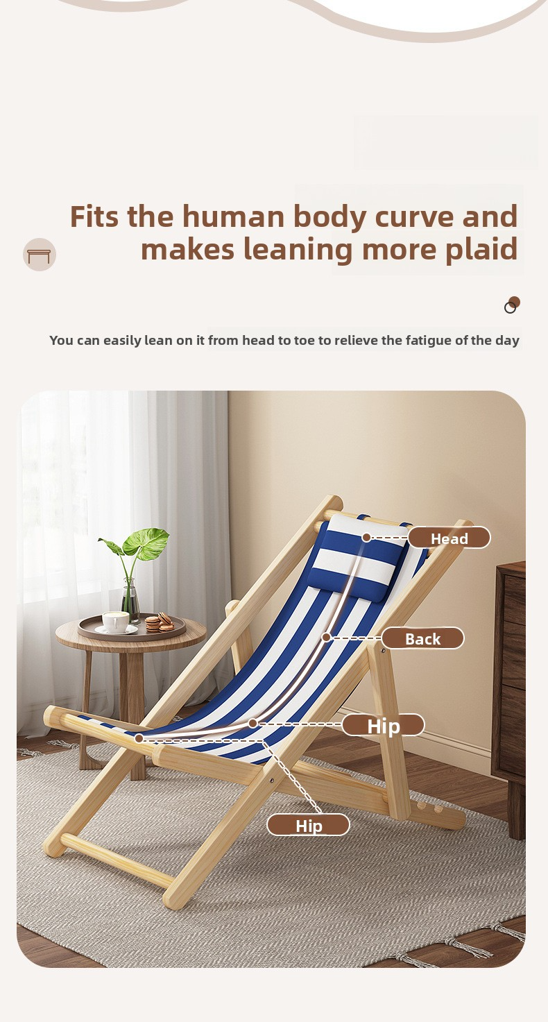 Beach Chairs,Best Backpack Beach Chairs,Most Comfortable Beach Chair EaseNeat New Adjustable Height Collapsible Wood Fabric Beach Chairs with Pillow Indoor Outdoor Beach Park Fishing Furniture