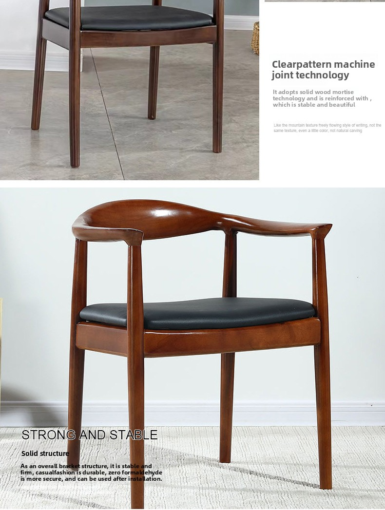 Wood Dining Chairs,Natural Dining Chairs,Wood Outdoor Dining Chairs EaseNeat Modern Decoration Wholesale Restaurant Wood Dining Chairs Chinese Modern Leather Furniture