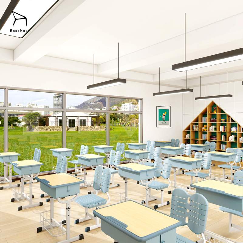 School Tables and Chairs,Student Desk and Chair,Ergonomic Chair for Students High Quality Modern School Tables and Chairs Sets Durable Metal Direct Wholesale Sales From Manufacturers for Apartment Use