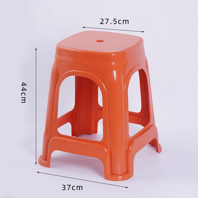 Chair Stool Plastic,Plastic Small Stool,Sitting Stool Plastic,Modern Portable Anti-Drop Plastic Chair Stool Household Stackable Ottomans for Bedroom School Warehouse Thickened Wholesalers