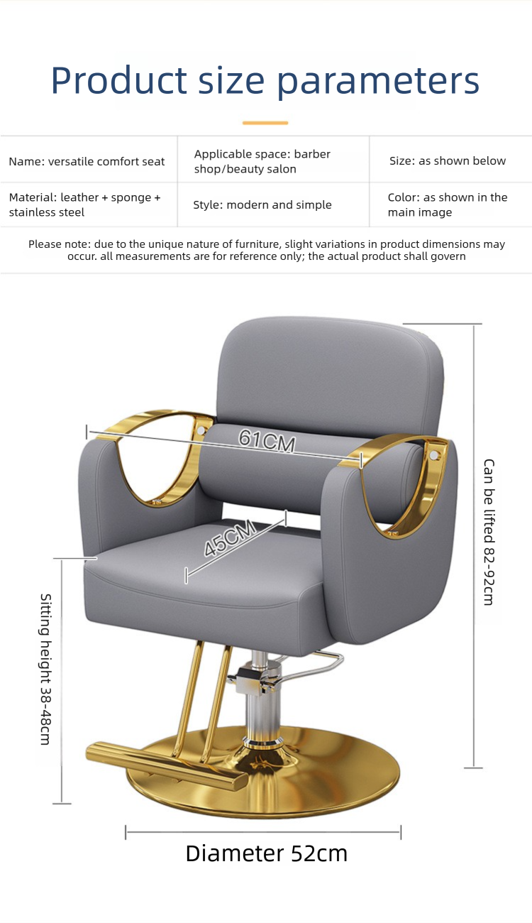 Barber Chair,Black Barber Chair,Barber Chairs Wholesale EaseNeat 2026 New Design Heavy Duty Hydraulic Reclining Leather Barber Chair Adjustable for Salon