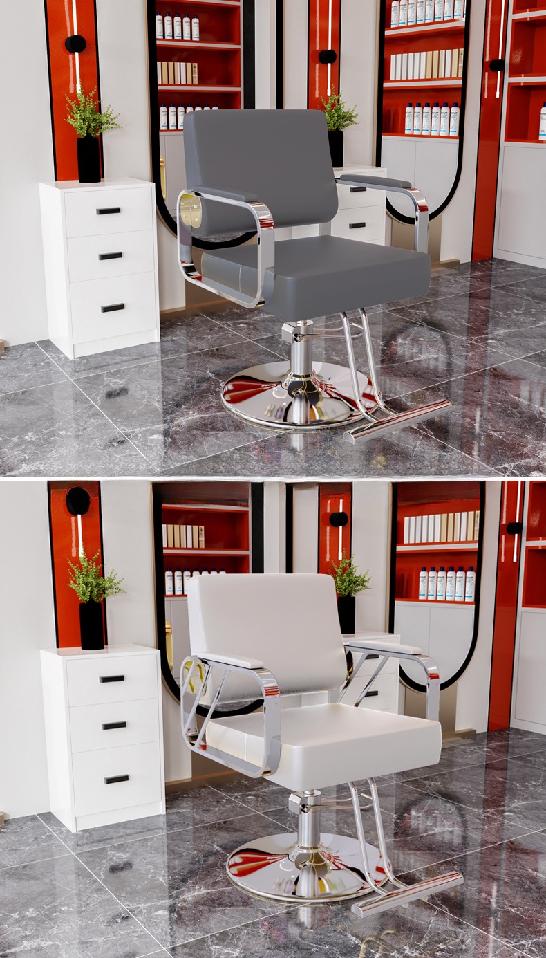Barber Chair,Black Barber Chair,Barber Chairs Wholesale Supplier Heavy Duty Barber Chair Leather Metal Frame for Beauty Parlor Home Use