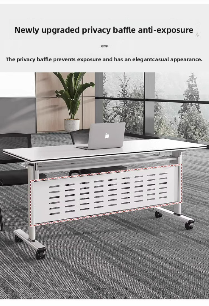 Folding Table,Commercial Folding Tables,Wholesale Folding Tables Supplier Modern Wholesale Foldable Learning Desk Office Furniture Meeting Room Training Class Small Space Conference Table