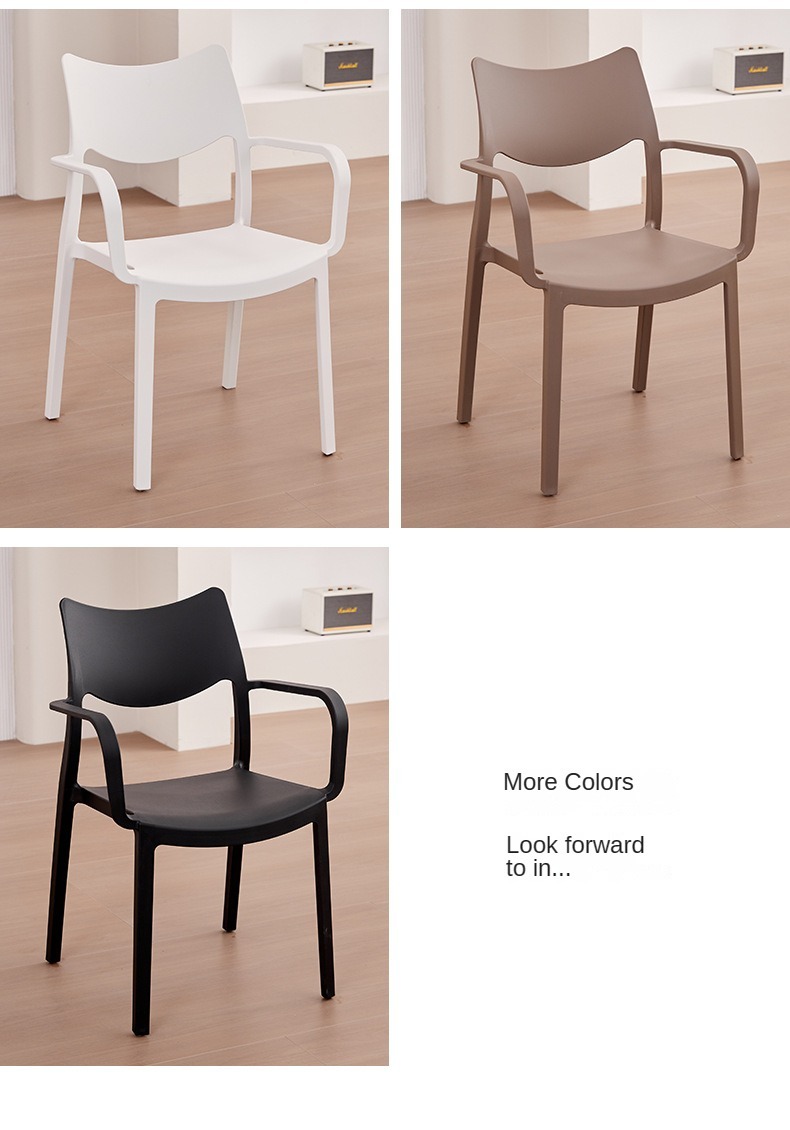 Available in seven sophisticated colors including white, orange, khaki, coffee, gray, burgundy, and black, this chair easily coordinates with various decor styles.Clear Dining Chairs , Plastic Clear Dining Chairs , Backrest Plastic Clear Dining Chairs