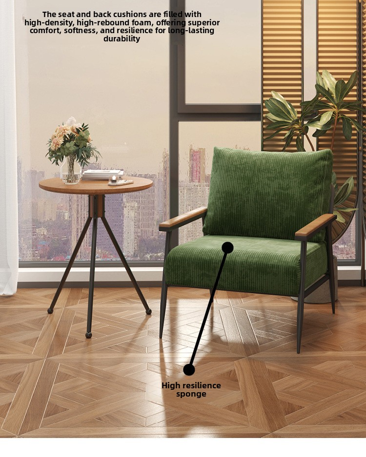 Living Room Chairs,Lounge Accent Chair,Luxury Accent Chairs Manufacturer Modern Comfortable Living Room Chairs Casual Wooden Armrest Black Metal Frame Leather Upholstered Seat