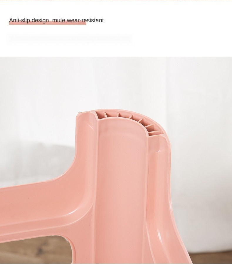 Chair Stool Plastic,Plastic Small Stool,Sitting Stool Plastic,Modern Anti-Drop Portable Chair Stool Thickened Plastic Removable Stackable for Household Bedroom School Warehouse Use for