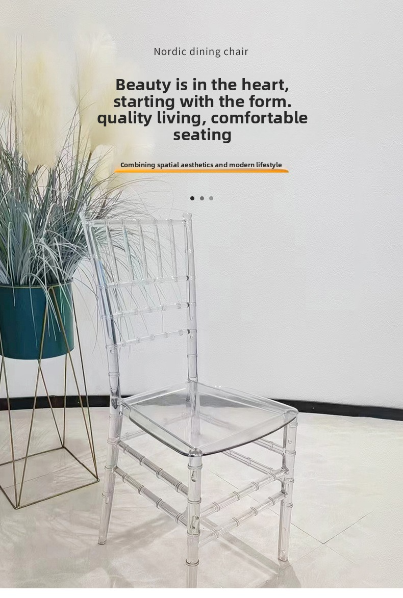 Hotel Chairs,Hotel Chairs for Sale,Hotel Bar Chairs Portable Transparent Crystal Napoleon Chair for Dining Outdoor Living Room for Weddings Events Banquets Manufactured Acrylic