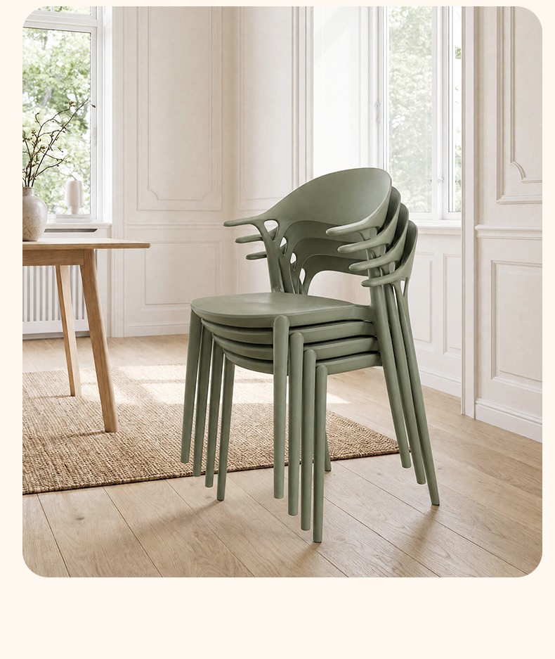 Plastic Dining Chair,Modern Plastic Dining Chairs,Plastic Dining Chairs Set of 4 Supplier Stackable Ergonomic Lightweight Suspended Plastic Dining Chair for Home Indoor