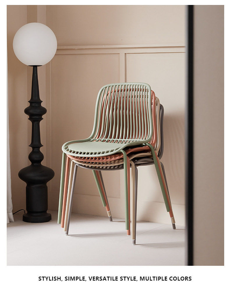Manufacturer High Quality Modern Design Stackable Plastic Dining Chairs for Restaurant Living Room Banquet Hall Indoor,comfortable dining chairs , Backrest comfortable dining chairs , Simple Backrest Comfortable Dining Chairs