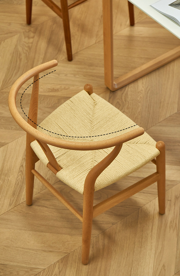 Solid Wood Dining Chairs,Natural Wood Dining Chairs,Solid Oak Chairs Nordic solid wood round table and chair combination negotiation table and chair household simple modern dining room round table
