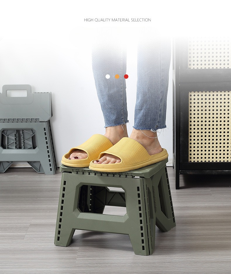 Foldable Stool for Kids, Plastic Foldable Stool for Kids, Portable Plastic Foldable Stool for Kids,EaseNeat Modern Design Plastic Kids Stool Portable for Outdoor Camping for Bedroom School Apartment Workshop Use