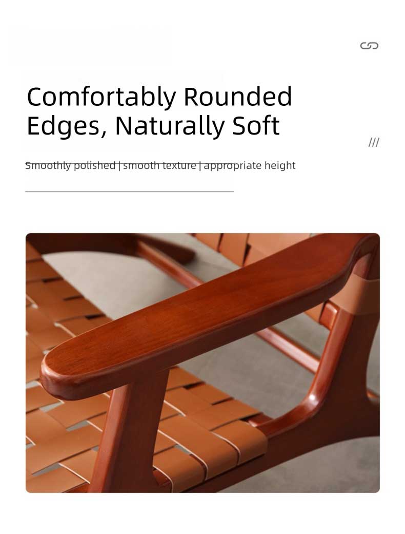 Solid Wood Dining Chair,Solid Wood Table and Chairs,All Wood Dining Chairs Wholesale Retro Minimalist Living Room Chair With Horse Saddle Leather for Apartment Villa