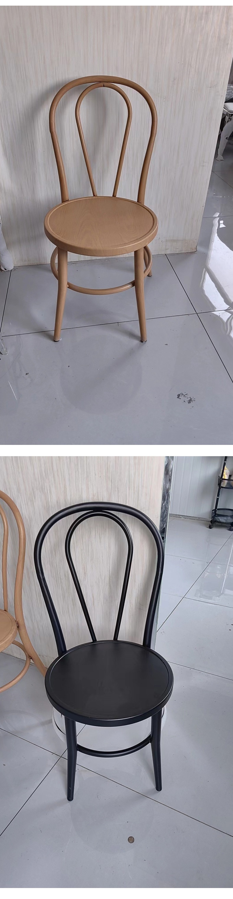 Metal Dining Chairs,Metal Kitchen Chairs,Metal Outdoor Dining Chairs Manufacturer Living Room Furniture Sillas Retro Style Backrest Metal Dining Chairs
