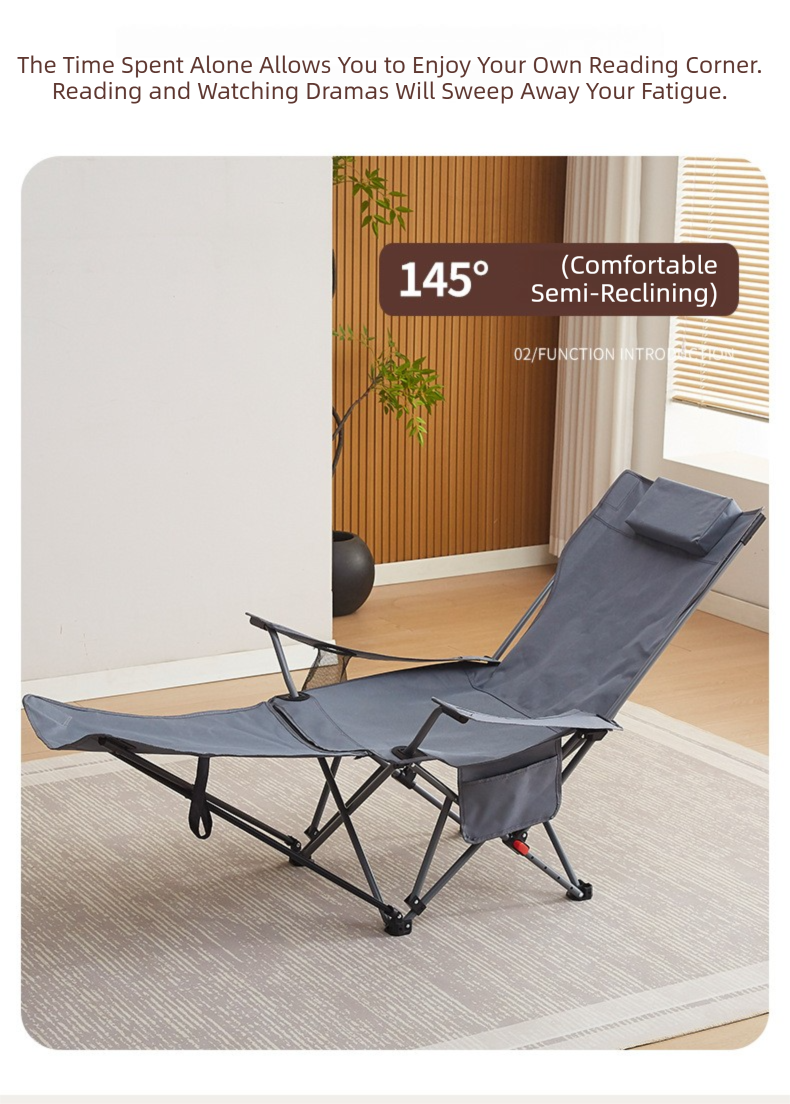 Camping Chairs,Best Camping Chairs,Lawn Chairs Best Camping Chairs Wholesale Lightweight Outdoor Lounge Chair With Detachable Footrest and Storage Bag for Hiking