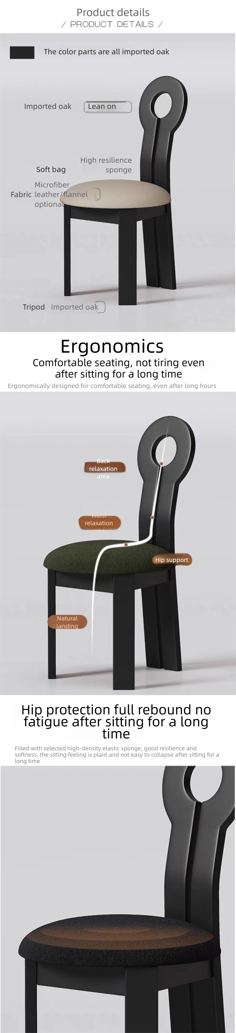 Solid Wood Dining Chair,Black Wood Kitchen Chairs,Light Wood Dining Set Supplier Modern Leisure Dining Chair With Removable Cover For Home Outdoor Hotel Use