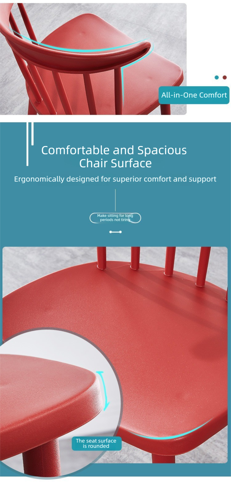 Plastic Dining Chair,Modern Plastic Dining Chairs,Plastic Dining Chairs Set of 4 Supplier Nordic Style Plastic Dining Chair With Hollow Backrest for Coffee Shop Family Dining