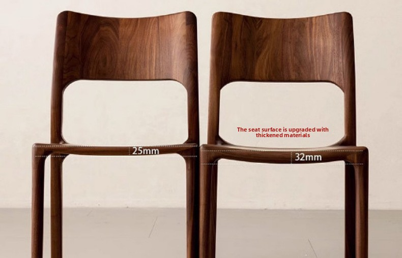 Wood Dining Chairs,Natural Wood Dining Chairs,Light Wood Chairs EaseNeat Luxurious Design Wood Material Chair Simple Practical Kitchen Hotel Living Room Solid Wood Dining Chairs