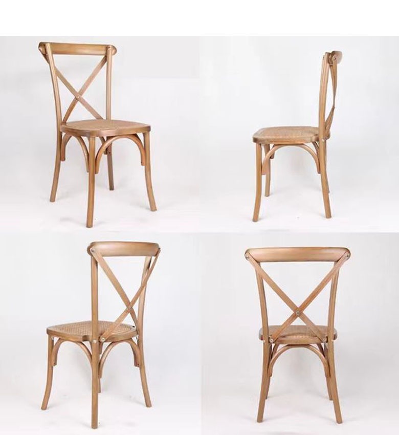 Solid Wood Hotel Chair,Black Wooden Kitchen Chairs,Dining Chairs Wooden Legs Supplier Natural Color Solid Wood Cross Back Wedding Event Party Dining Hotel Chair