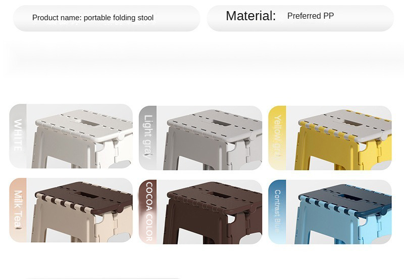 Fold out Stool,Outdoor Folding Stool,Folding Travel Stool,Supplier Wholesale Popular Collapsible Solid Plastic Folding Footstool Portable Children Folding Stool