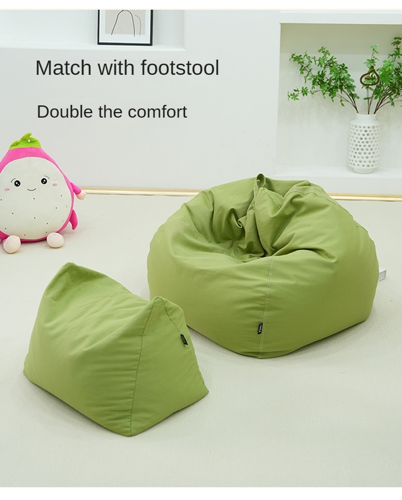 Lazy Sofa , Foldable Lazy Sofa , Foldable Lazy Sofa Bean Bag,Modern Bean Bag Sofa Foldable Fabric Green Mocha White Yellow For Bedroom Use