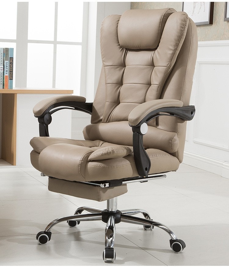 Office Chair,Conference Room Chairs with Wheels,Office Meeting Chairs Supplier Boss Office Chair Home Furniture Adjustable With Footrest Soft Massage Executive Leather Chair