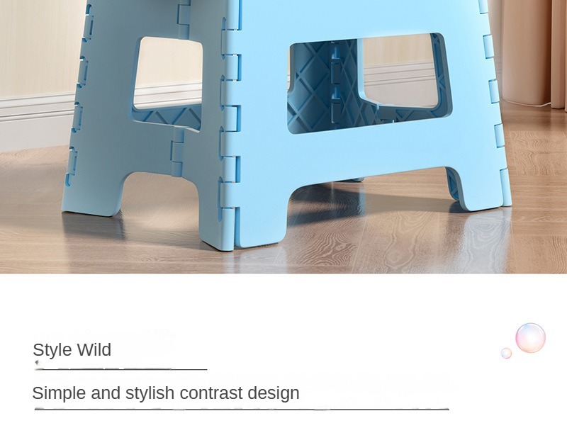 Fold out Stool,Outdoor Folding Stool,Folding Travel Stool,Manufacturers' Convenient Portable Outdoor Travel Stool Foldable and Telescopic Design Modern Style Stackable Plastic