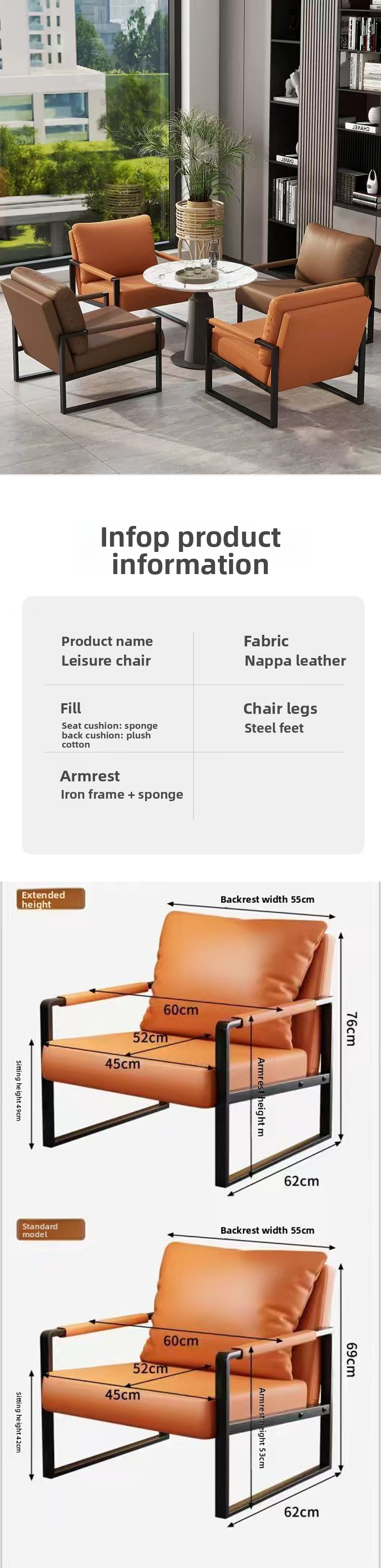 Single Sofa,One Person Sofa,Single Couches for Sale EaseNeat Nordic Modern Luxury Living Room Chairs Sofa Chair Single Lounge Chair Leisure with Armrest