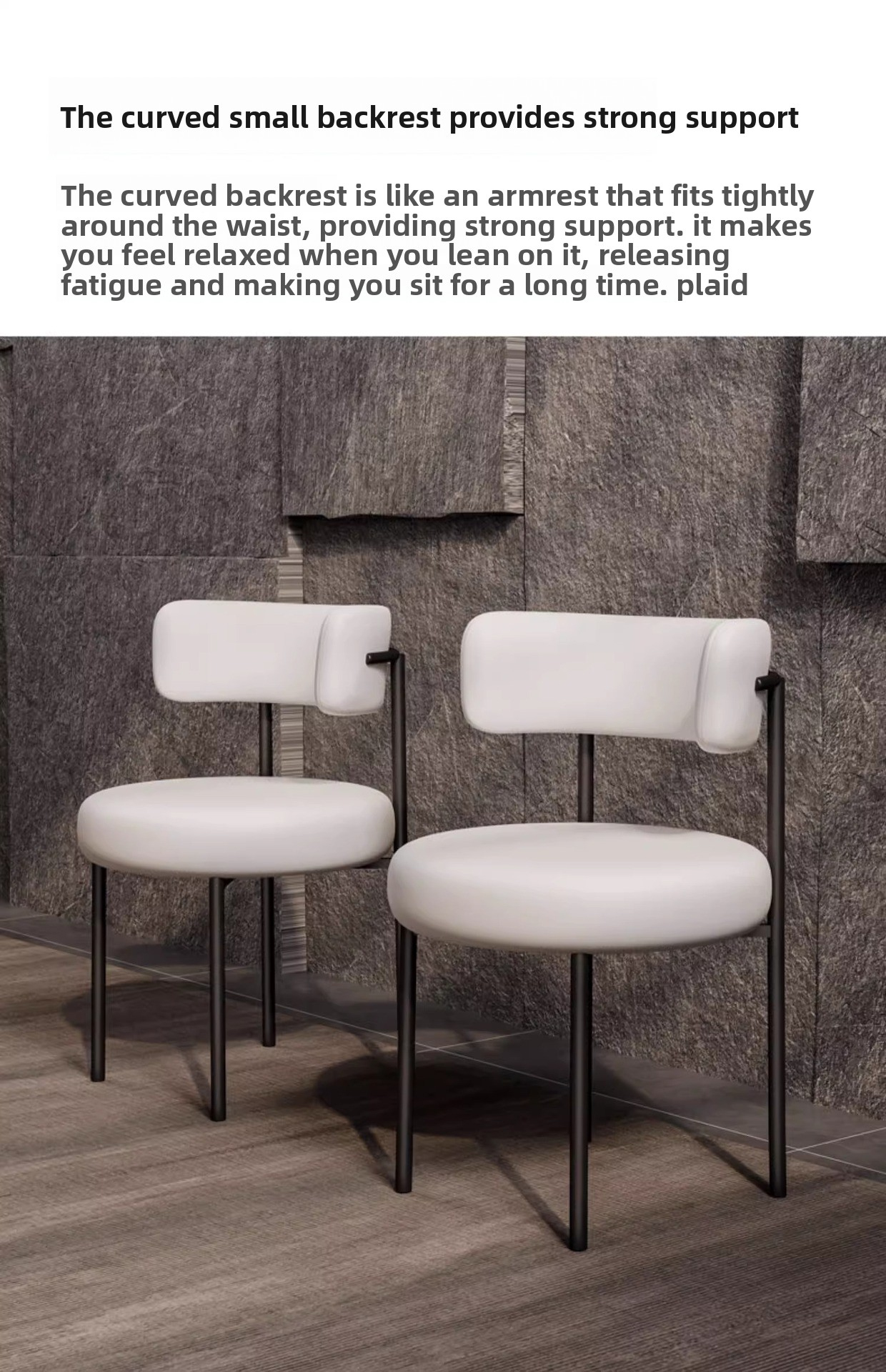 Woolen Blend Cloth Chairs,Living Room Chairs,Hotel Dining Chairs Manufacturer Simple Black White Wool Blend Cloth Dining Chairs with Metal Leg Leisure Living Room Restaurant Hotel Furniture
