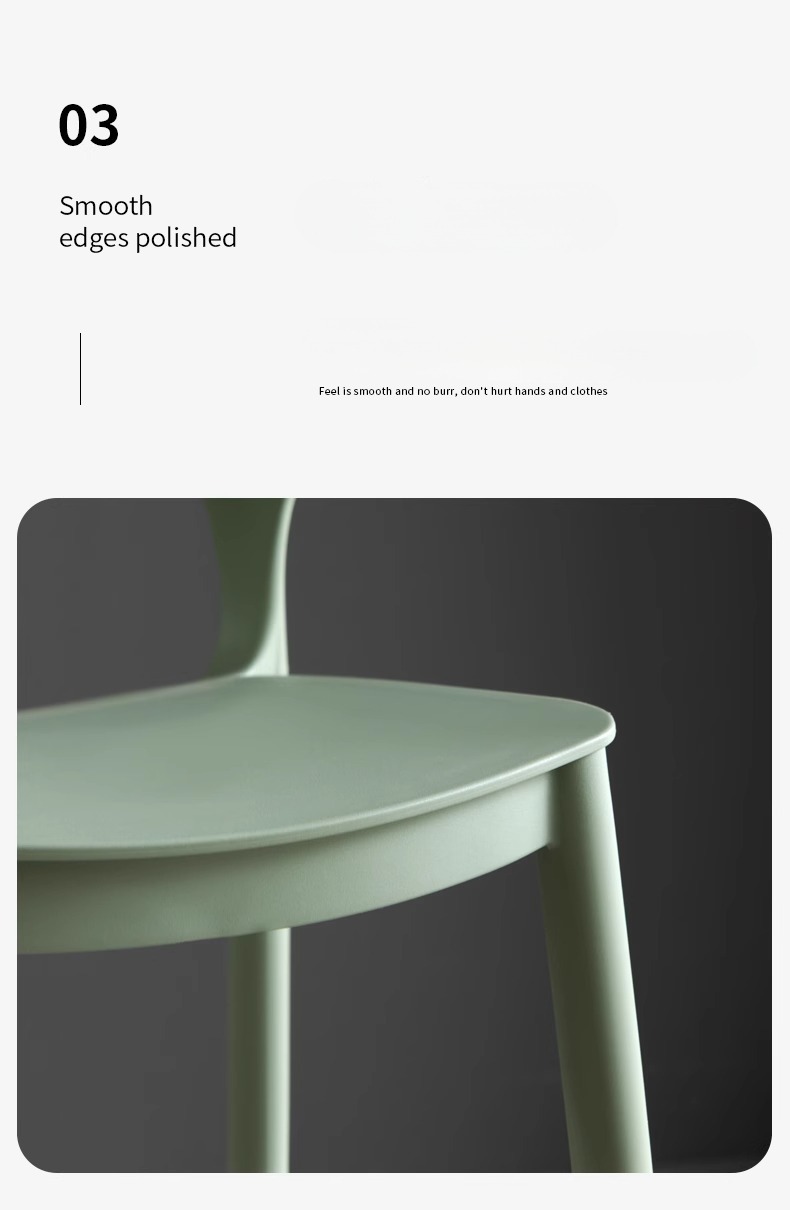 Modern Design Color Plastic High Chair Stacked Commercial Outdoor Coffee Shop Tables Chairs Popular for Dining Home Bar Use,Outdoor Bar Stools with Backs , Outdoor Bar Stools with Backs for Sale , Best Outdoor Bar Stools with Backs for Sale