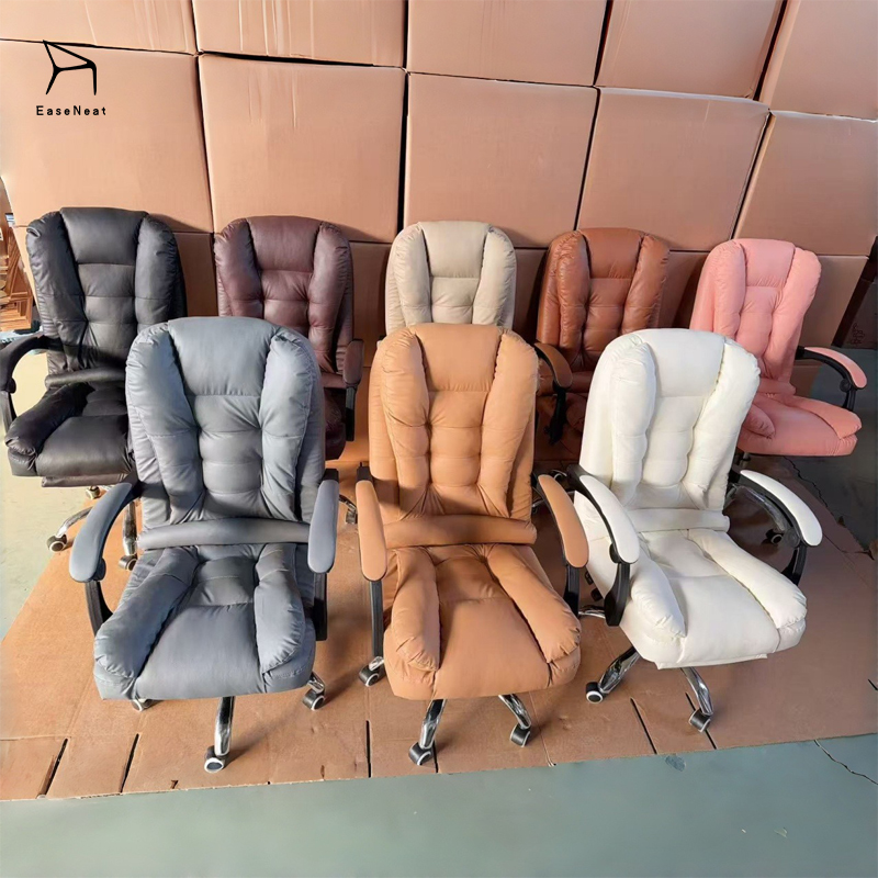 Office Chair,Conference Room Chairs with Wheels,Office Meeting Chairs Wholesale Modern Office Chair Executive Manager Ergonomic Leather Chair With Footrest