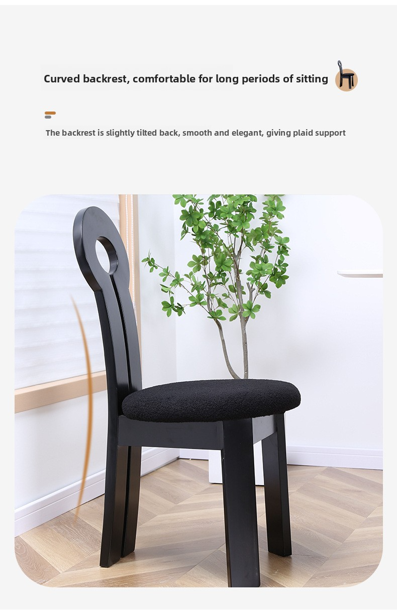 Solid Wood Dining Chair,Black Wood Kitchen Chairs,Light Wood Dining Set Supplier Modern Leisure Dining Chair With Removable Cover For Home Outdoor Hotel Use