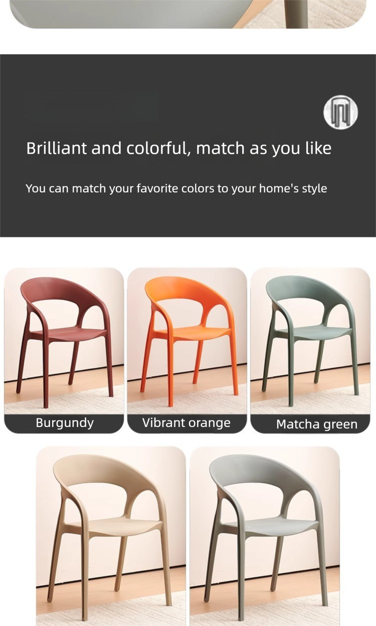 Plastic Dining Chairs,Modern Plastic Dining Chairs,Dining Chairs Set of 4 As part of the EaseNeat collection, this chair combines aesthetic appeal with practical functionality.