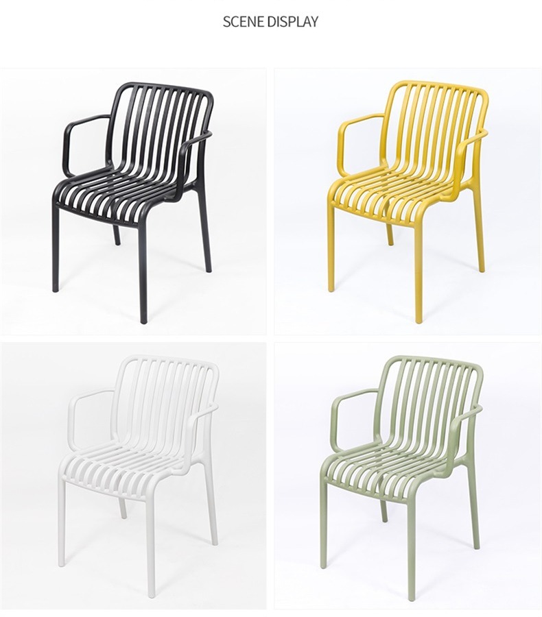 Wholesale Plastic Colored Dining Chairs With Armrests at Low Prices Are Selling Well in Hotels Coffee Shops and Outdoor ModernCreative Dining Chair , Modern Creative Dining Chair , Plastic Modern Creative Dining Chair