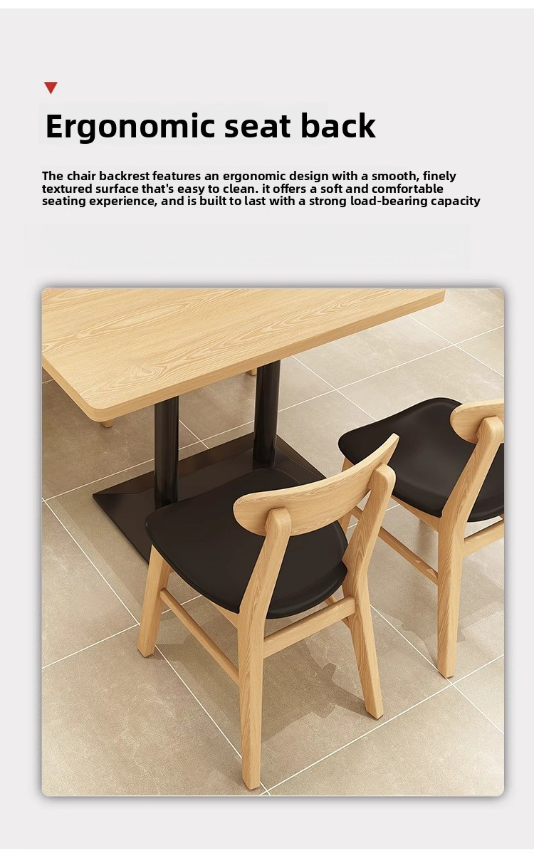 Dining Table Chair,Tall Dining Table Set,Oak Dining Table Set Supplier Restaurant Suit Commercial Cafe Furniture Modern Fast Food Dining Tables and Chairs Wooden Leather Booth Seats