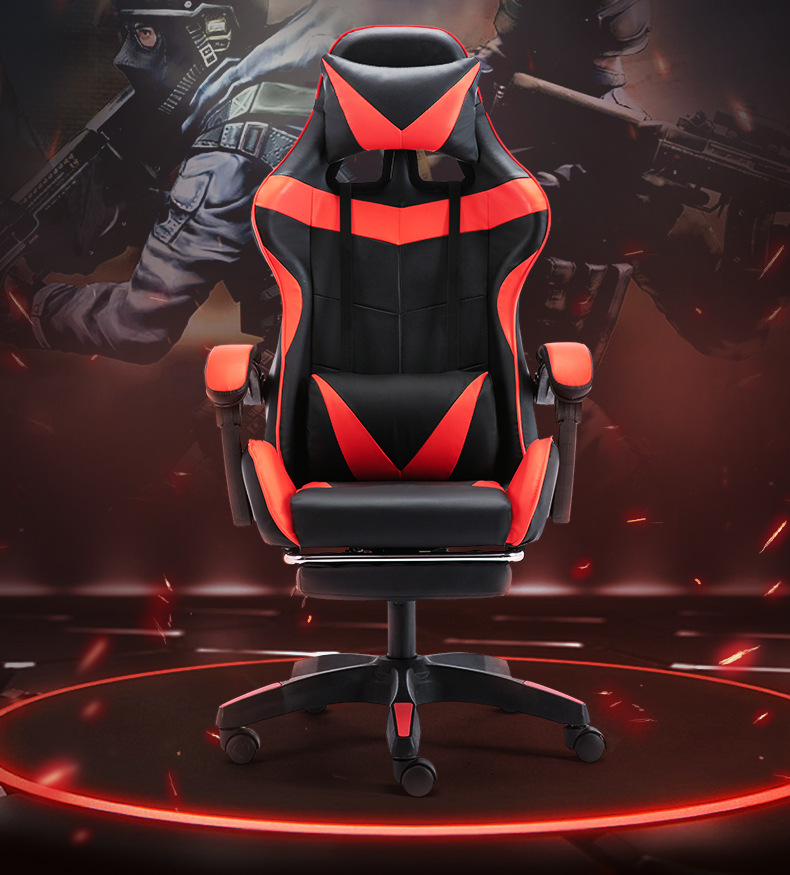 Gaming Chair,Tall Gaming Chair,Game Room Chairs EaseNeat Cheap Ergonomic Leather Gaming Chair with Adjustable Height and Rotatable Footrest Durable Executive Office Computer