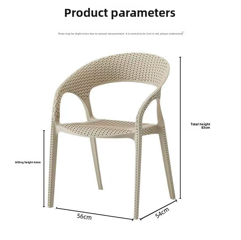 Wholesale portable plastic chair waterproof garden outdoor patio chair furniture hot fashion modern