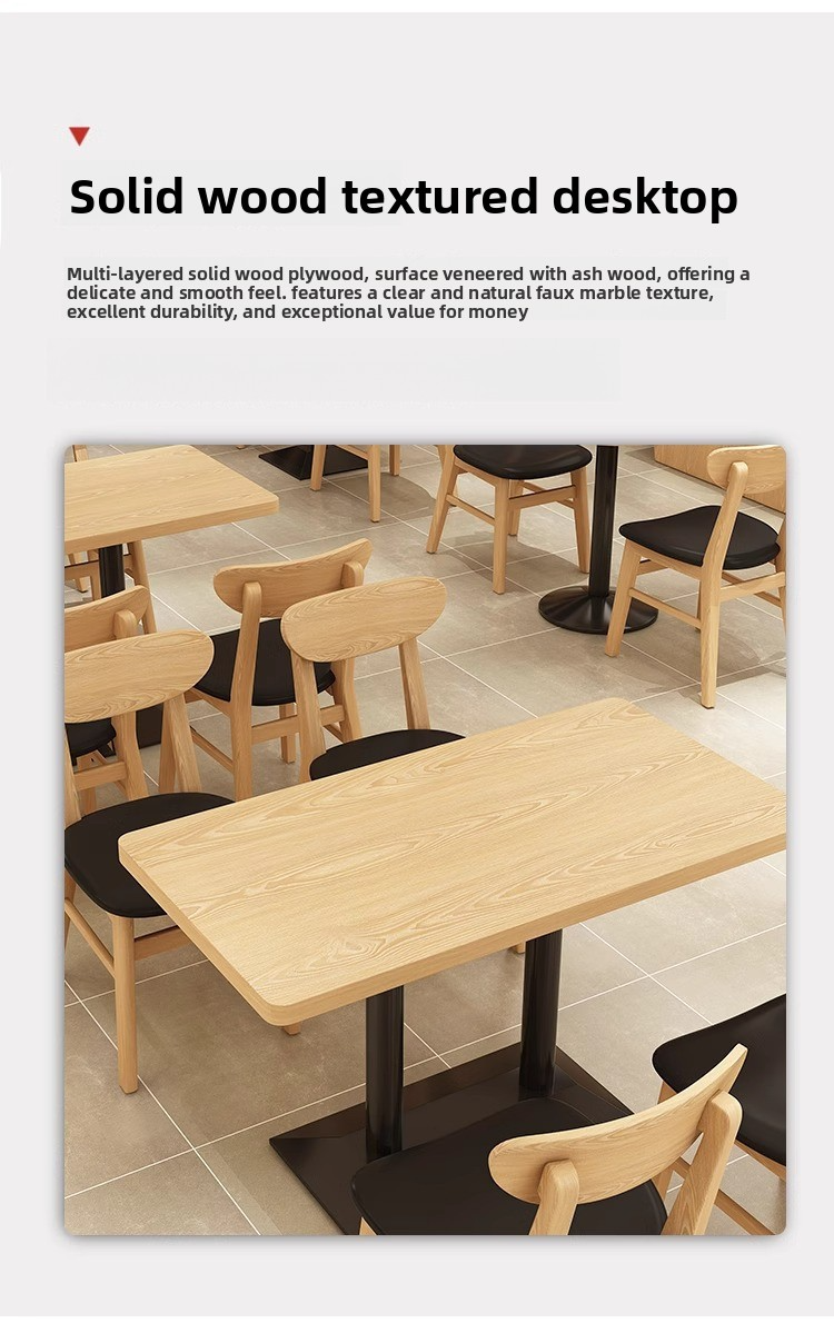 Dining Table Chair,Tall Dining Table Set,Oak Dining Table Set EaseNeat Manufacturers Commercial Restaurant Set Fast Food Furniture Wooden Leather Sofa Booth Dining Tables and Chairs