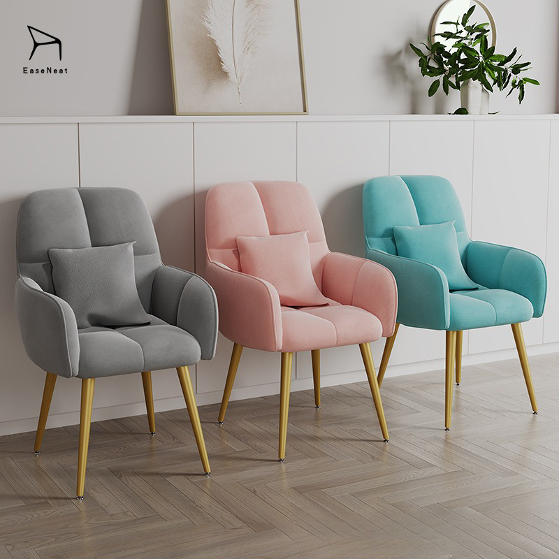 Pink White Grey Green Dressing Stool Comfortable Sponge Seat For Makeup Room Hotel