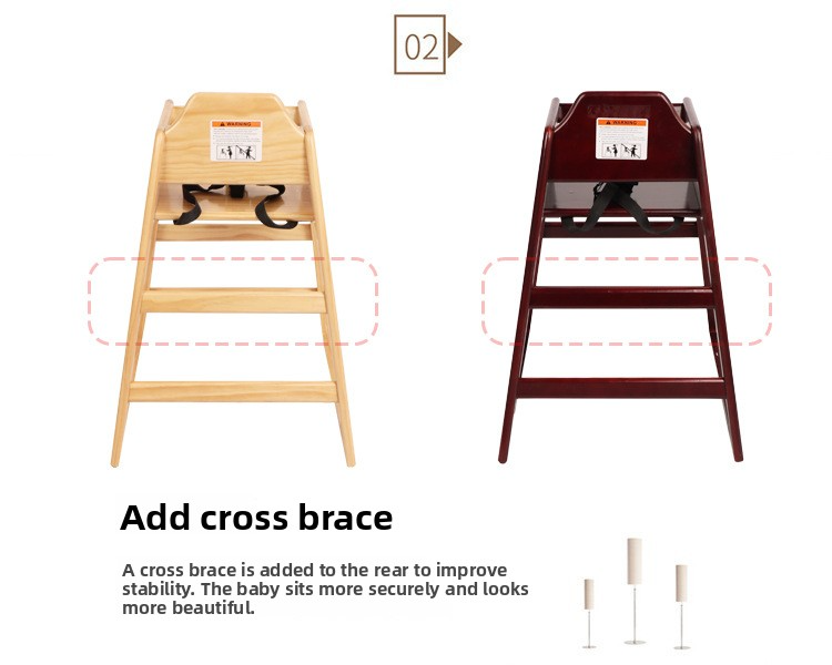 Baby Chair,Wooden Highchair,Best Portable High Chair Wholesale Multifunctional Portable Solid Wooden High Baby Chair for Family and Commercial Dining