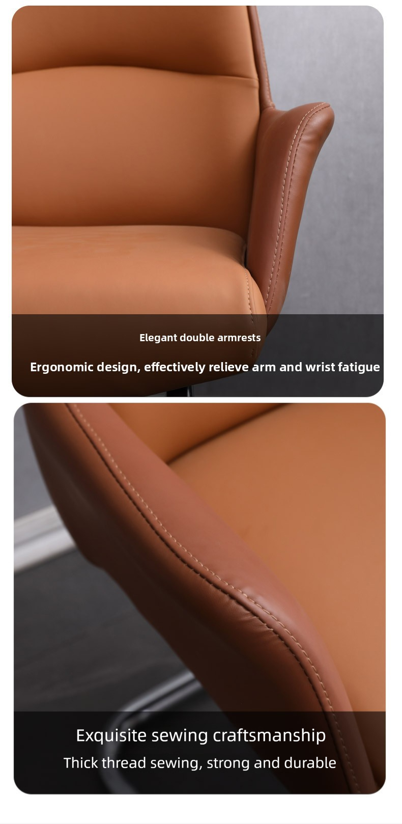 Leather Office Chair,Most Comfortable Computer Chair,Commercial Office Chairs Wholesale Furnitures Ergonomic Chair Bedroom Furniture Chair Office