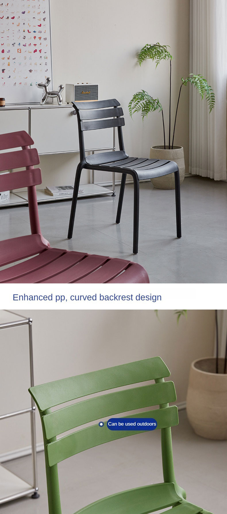 Lawn Chair Plastic,Plastic Hand Chair,Plastic Fold Chair,Modern Style Thickened Outdoor Stackable Dining Chair Manufacturer's Home Furniture for Garden Cafe-Plastic Chair Traditional
