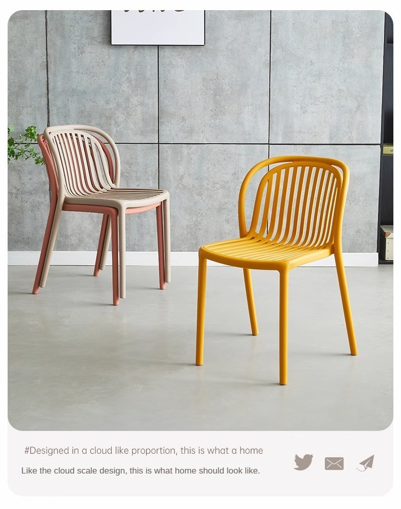 Minimalist Plastic Chair , Home Minimalist Plastic Chair , Nordic Home Minimalist Plastic Chair,Nordic Style Minimalist Plastic Chair With Modern Design Suitable For Dining Living Bedroom