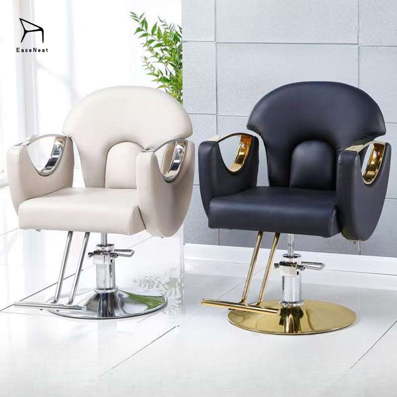 Barber Chair,Black Barber Chair,Barber Chairs Wholesale Supplier Black Leather Ergonomic Barber Chair 360 Swivel Height Adjustable for Hair Salon