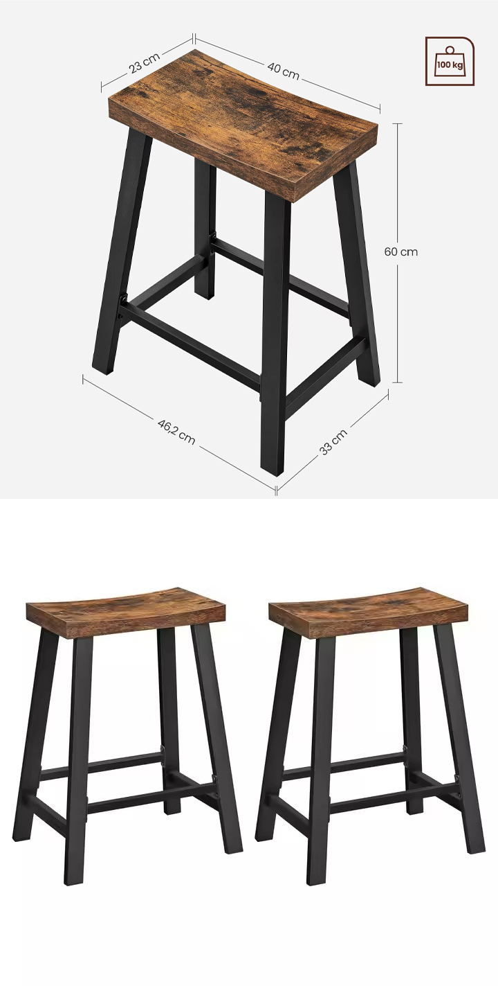 Dining Chair,Wood Outdoor Dining Chairs,4 Wooden Dining Chairs Supplier Outdoor Dining Chair Waterproof Metal Frame Cushioned Seat for Patio Cafe and Home