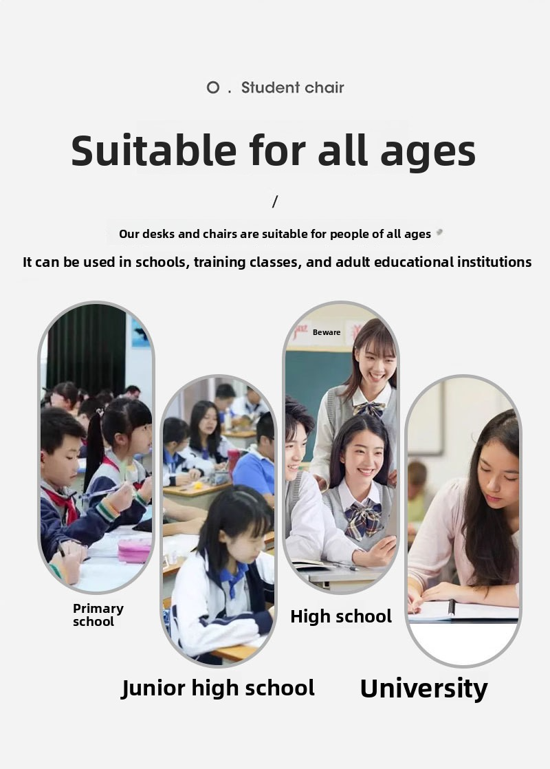 School Tables Chairs Set,Student Desk and Chair,Classroom Desks and Chairs EaseNeat Metal Modern School Classroom Furniture Student Single Table and Chair Set Height Adjustable School Table and Chair