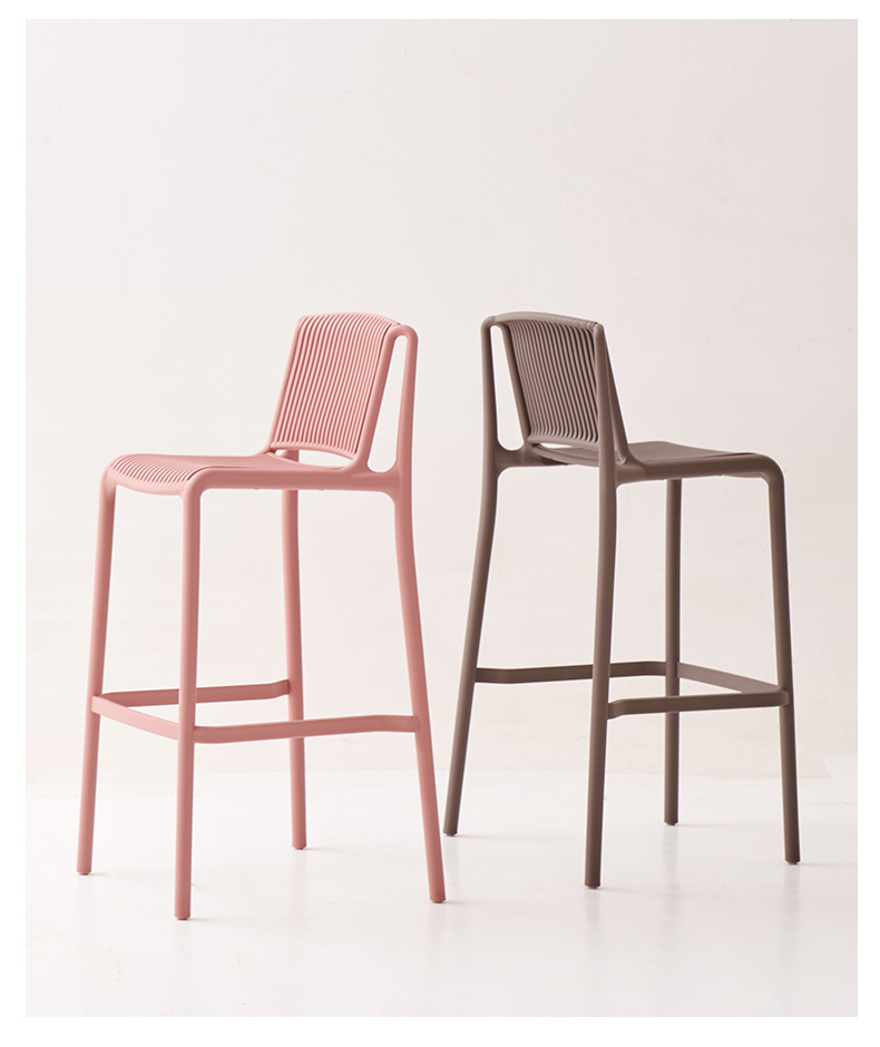 High Quality Counter Height Stool Stackable Plastic Furniture for Home Bar Dining Outdoor Living Room Modern Hotels Kitchen,White Counter Stools , Plastic White Counter Stools , Simple Plastic White Counter Stools
