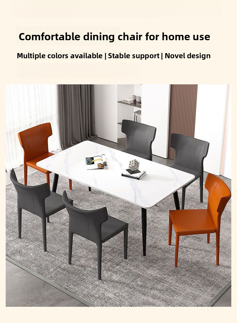 Dining Chairs,Leather Seat Dining Chairs,Modern Leather Dining Chairs Wholesale Modern Home Furniture High Quality Leather Restaurant Dining Chairs